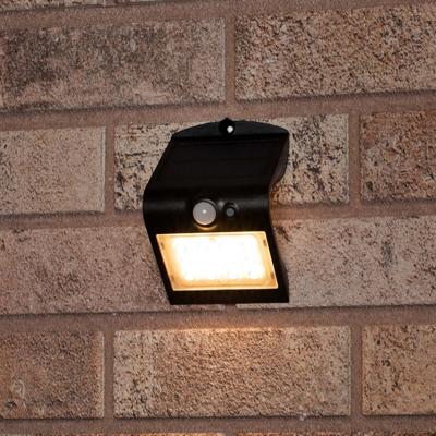 LED&apos;s Light Solar LED Buitenlamp met Bewegingssensor 220 - 3 lichtstanden - Automatisch aan/uit - Zwart