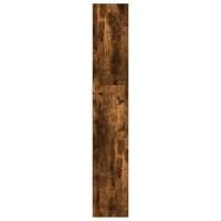 Boekenkast 80x24x143 cm bewerkt hout gerookt eikenkleurig - thumbnail