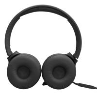 JBL Tune 520C Comfort Fit bedrade on-ear koptelefoon met microfoon, JBL Pure Bass-geluid, EQ-presets, USB-C-connectiviteit, opvouwbaar ontwerp en knoopresistente kabel, zwart - thumbnail
