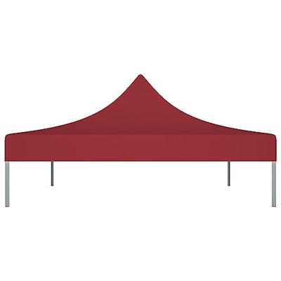 VidaXL Partytentdak 270 g/m² 4x3 m bordeauxrood - thumbnail