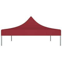 VidaXL Partytentdak 270 g/m² 4x3 m bordeauxrood - thumbnail