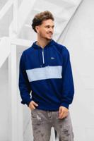 Lacoste Paris Relaxed Hoodie Heren Donkerblauw - Maat L - Kleur: DonkerblauwLichtblauw | Soccerfanshop - thumbnail