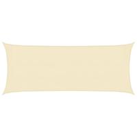 Zonnezeil 160 g/m 2x5 m HDPE crmekleurig - thumbnail