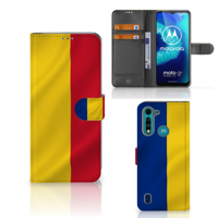 Motorola G8 Power Lite Bookstyle Case Roemenië - thumbnail