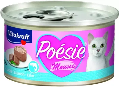 VITAKRAFT Poésie Mousse Salmon - nat kattenvoer - 85g