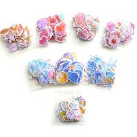 Creatieve waterdichte PVC Sticker DIY Album dagboek aquarel decoratieve Sticker willekeurige levering - thumbnail