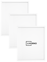 LIVARNO Set van 3 fotolijsten 40 x 50 cm (3-delig wit posterframe) - thumbnail