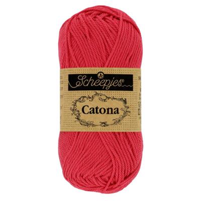 Scheepjes Catona 50g - 516 Candy Apple - Haakgaren / Breigaren