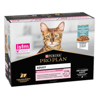 Pro Plan Delicate Nutrisavour met zeevis natvoer kat 10x85g 40 x 85 g - thumbnail