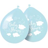 Babyshower Ballonnen Blauw Jongen - 8 Stuks - thumbnail