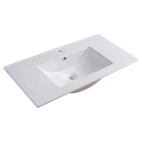 Differnz Legs wastafel 90 cm keramiek wit - thumbnail