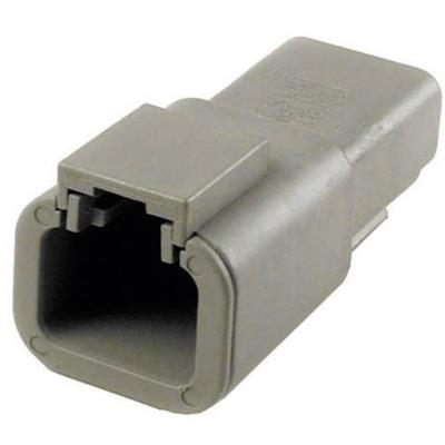 TE Connectivity 19543 Ronde connector Stekker, recht Totaal aantal polen: 2 Serie (ronde connectoren): DTP 1 stuk(s)