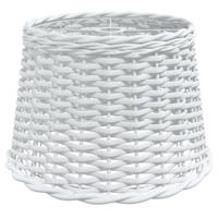 VidaXL Plafondlampenkap ø40x26 cm wicker wit - thumbnail