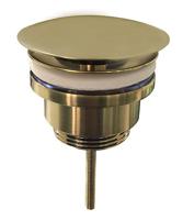 Wiesbaden Vaste Waste Caral Niet Afsluitbaar 5/4 Geborsteld Messing Goud - thumbnail