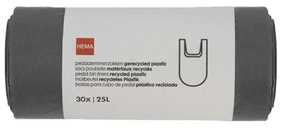 HEMA Pedaalemmerzakken 25L met handvat - 30 stuks