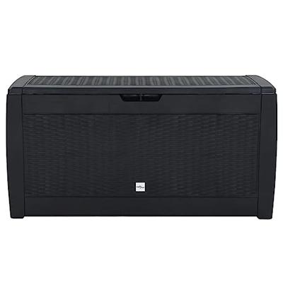 Tuinbox 119x48x60 cm polypropeen antracietkleurig Tuinbox 119x48x60 cm polypropeen antracietkleurig