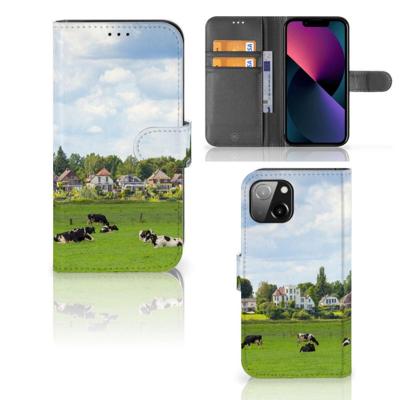 Apple iPhone 13 | Telefoonhoesje | Met pasjeshouder | Koeien Apple iPhone 13 | Telefoonhoesje | Met pasjeshouder | Koeien
