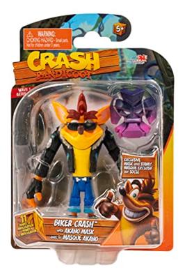 Crash Bandicoot - Biker Crash With Akano Mask Figure