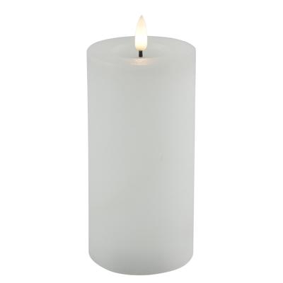 Ledkaars Lyon D7,5 H 15 cm wit