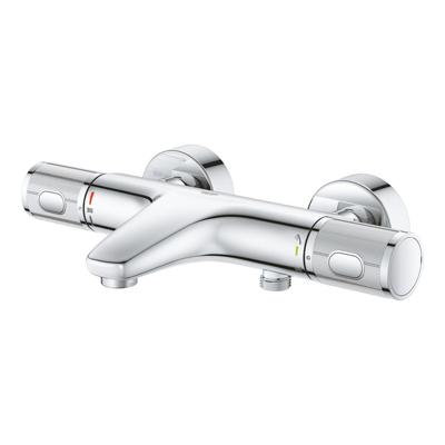 Grohe QuickFix Precision Feel thermostatische badkraan met gravering chroom