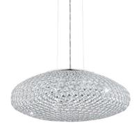 Eglo Kristallen hanglampClemente 54cm metaalgrijs - 95287 - thumbnail