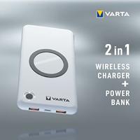 Varta Wireless Power Bank 10000 laadkabel USB-C 18W 57913101111 - thumbnail