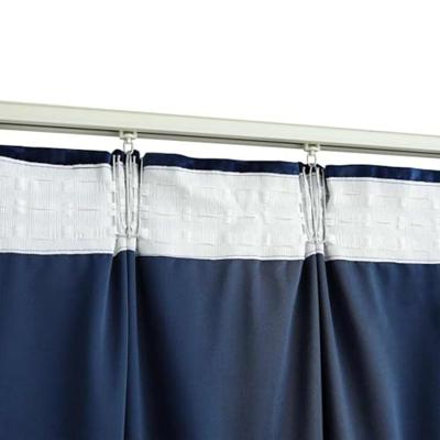 VidaXL Gordijnen verduisterend 2 st met haken 140x245 cm fluweel blauw