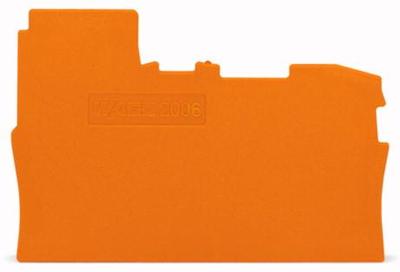 WAGO 2006-7192 Afsluit- en scheidingsplaat Oranje 1 stuk(s)