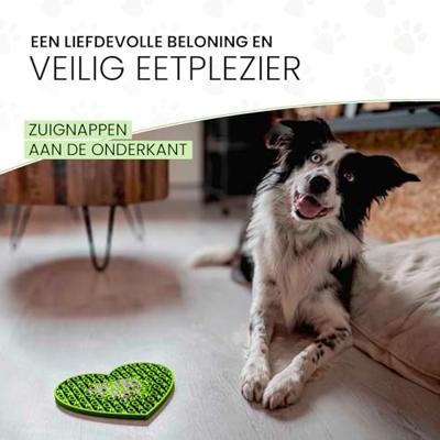Eat Slow Live Longer Lick Mat Lovely Green