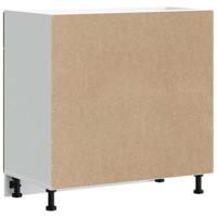 Keuken onderkast "Porto" bewerkt hout bruin eikenkleur - thumbnail