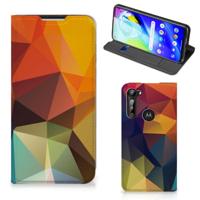 Motorola Moto G8 Power Stand Case Polygon Color - thumbnail