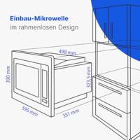 Bomann MWG 3001 H EB Magnetron Zwart 900 W Grillfunctie - thumbnail