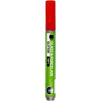 Creativ Company Glas- en porseleinstift glitter semi-dekkend - rood - thumbnail