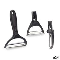 Set schilmesjes Kinvara Metaal Roestvrij staal Polypropyleen ABS 14,5 x 22 x 2,5 cm Verwisselbare koppen 3 Onderdelen (24 Stuks) - thumbnail