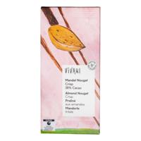 Vegan chocolade almond nougat crisp - 80 gram - thumbnail