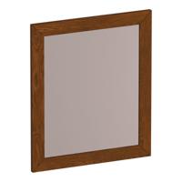 Brauer Citrine Spiegel - 60 cm - Rechthoekig - Lamellen - Eiken Bruin - thumbnail