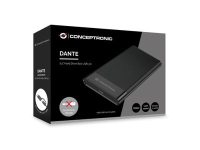 Harde schijf behuizingConceptronic DANTE06B Zwart 2,5"