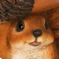 Voederschaal eekhoorn met eikel - thumbnail