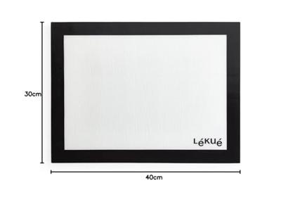 LEKUE - Bakken - Bakmat Fiber 30x40cm Zwart - thumbnail