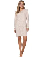 Pastunette dames nachthemd lange mouw - Beige - thumbnail