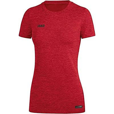 JAKO 6129D T-Shirt Premium Basics Dames - Rood Gemeleerd - 34