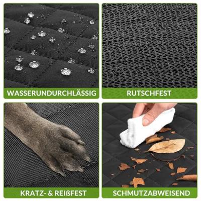 Stevige Autohoes Zwart 147x137cm Waterdicht