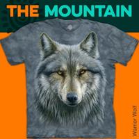 T-Shirt Mountain Artwear Warrior Wolf M - thumbnail