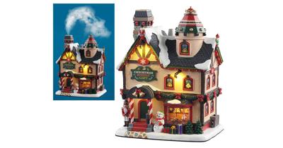 Christmas supply loft (smoking) with 4.5v adaptor Kersthuisje LEMAX - Lemax