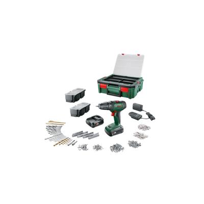 Bosch UniversalDrill 18 boormachine (2 accu's 1,5Ah + SystemBox + 241 accessoires)