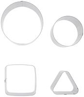 Platingmal Tescoma Grandchef Grijs Metaal Roestvrij staal (4 Stuks) - thumbnail