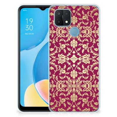 Siliconen Hoesje OPPO A15 Barok Pink Siliconen Hoesje OPPO A15 Barok Pink