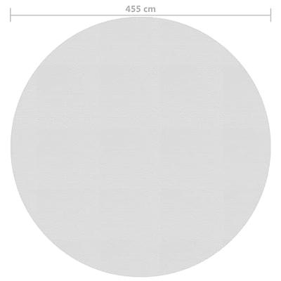 VidaXL Zwembadfolie solar drijvend 455 cm pe grijs VidaXL Zwembadfolie solar drijvend 455 cm pe grijs