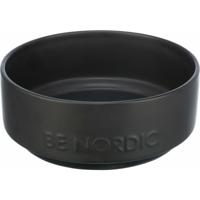 Trixie be nordic voerbak hond keramiek / rubber zwart - thumbnail