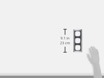 Gira Event Aluminium / Antraciet 3-voudig